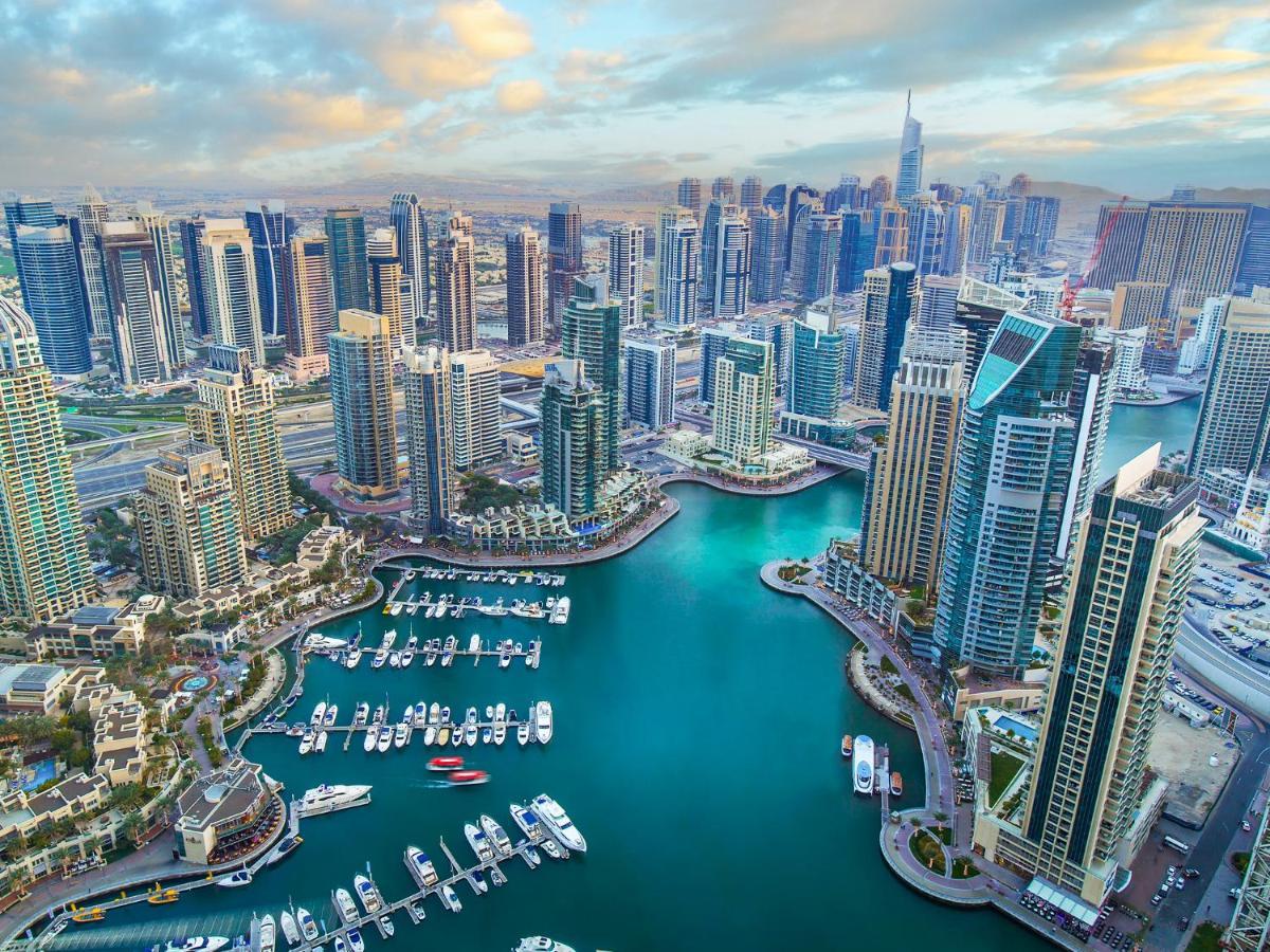 Cosmos Living Modern Studio Near Dubai Marina Exterior foto